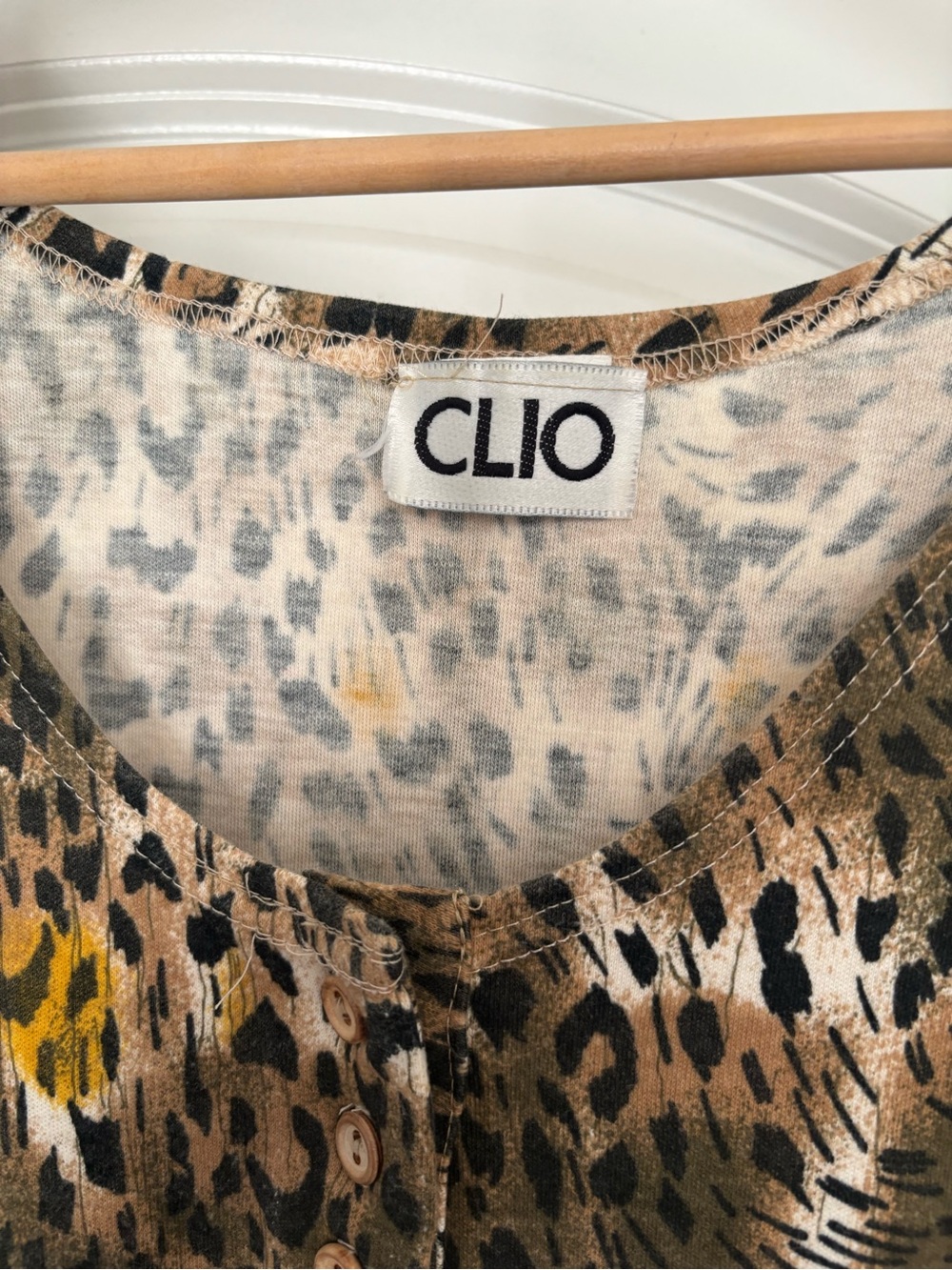 Clio VINTAGE Animal Print Tank and Skirt Set - Picture 4 of 10